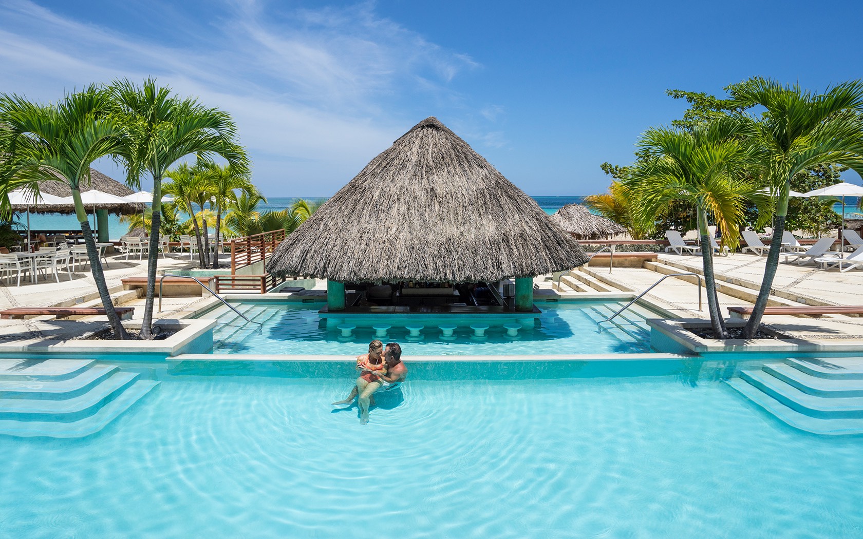 Swim-Up Bar, Couples Swept Away