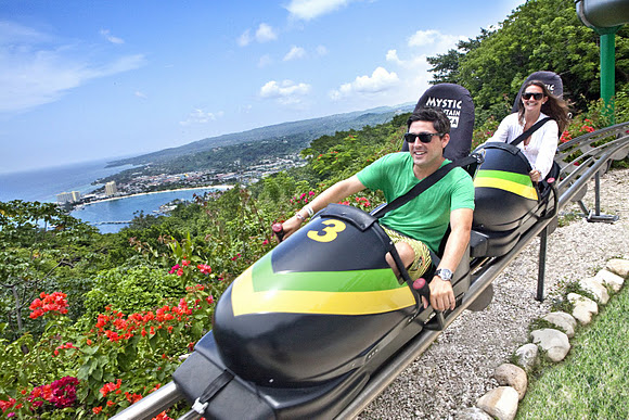 Bobsledding on mystic mountain