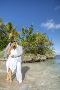 Couples Tower Isle Private Island Wedding