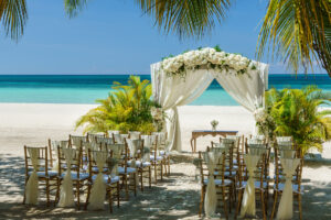 Couples Swept Away Beach Gazebo Wedding