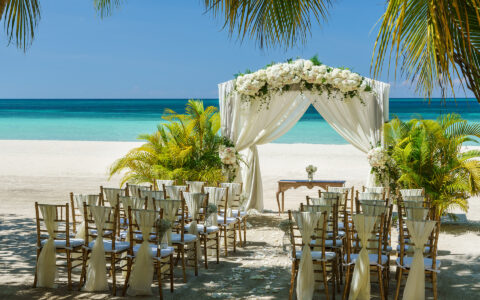 Couples Swept Away Beach Gazebo Wedding